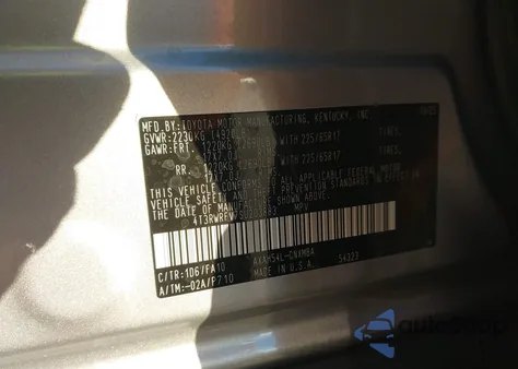 2025 Toyota Rav4 Hybrid Xle z USA, uszkodzony, nr VIN 4T3RWRFV7SU203883